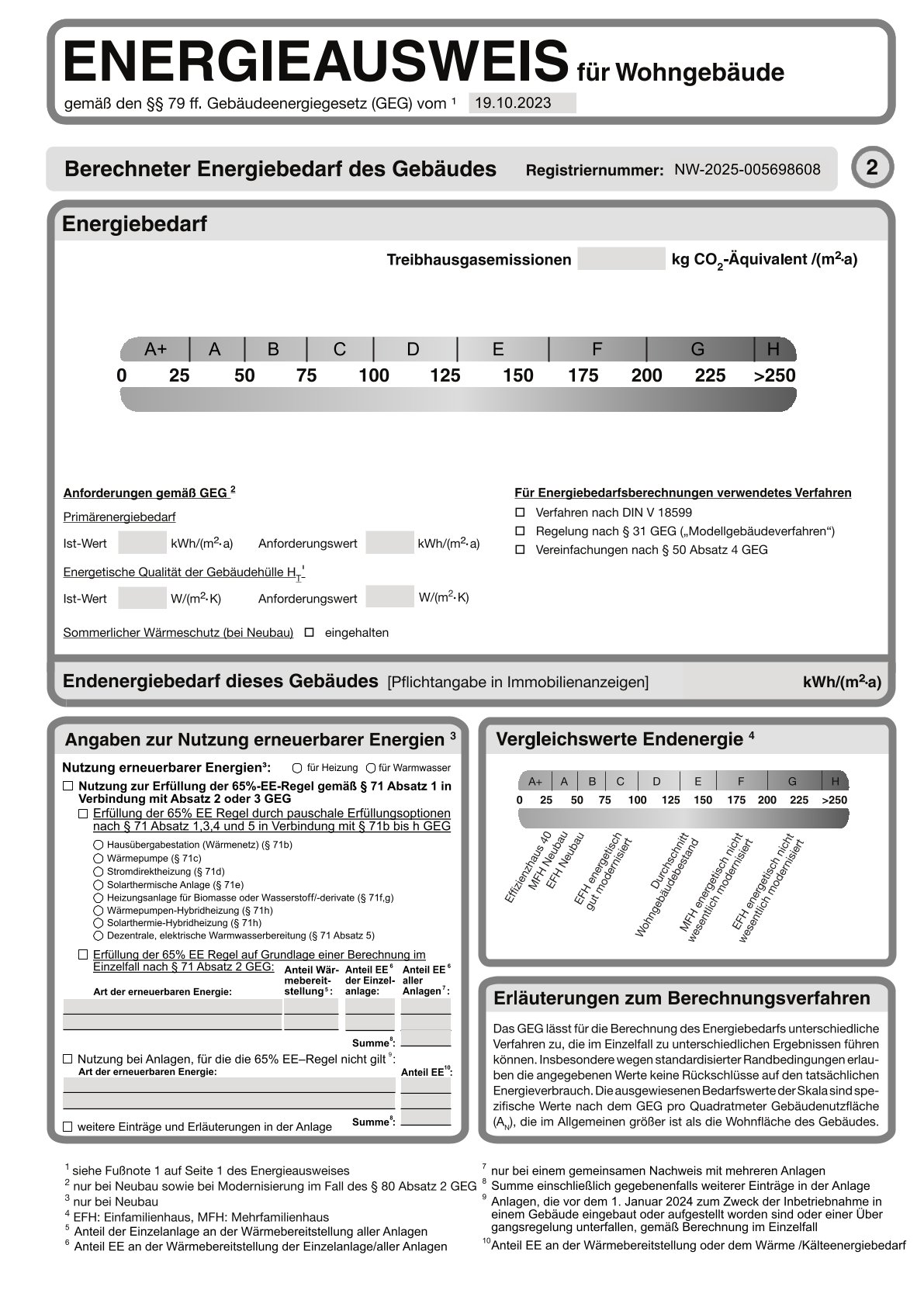 Energieausweis S. 2