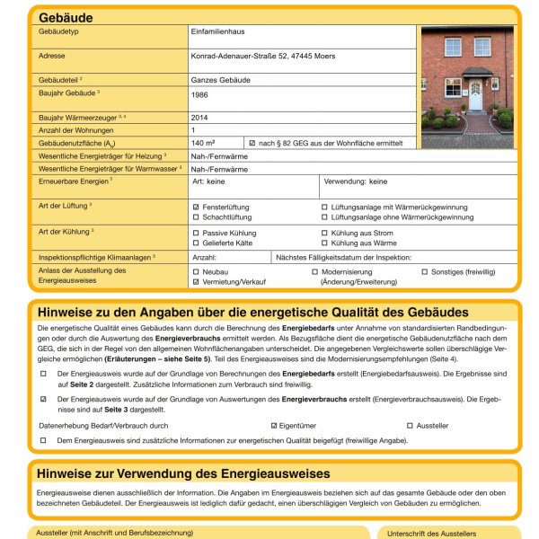 Energieausweis S.1